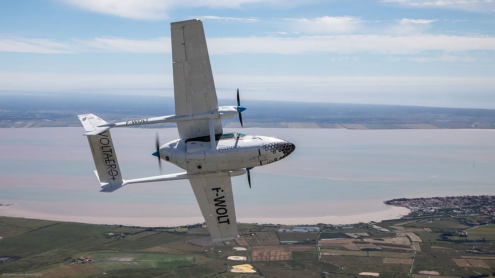 VoltAero réalise le premier vol hybride électrique avec 100% de biocarburant
